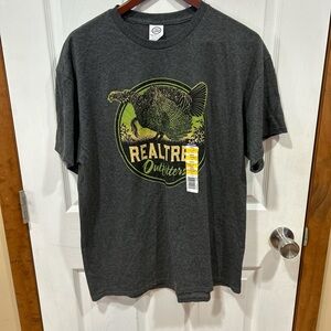 Men’s Real Tree Outfitters Turkey Graphic T-Shirt – Size Large